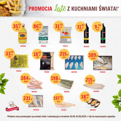 PROMOCJA LATO Z KUCHNIAMI ŚWIATA 2025 reklama FB